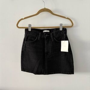 OAK + FORT Black Mini Skirt